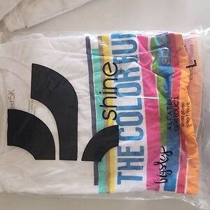 NIP THE COLOR RUN T-shirt Size Ll